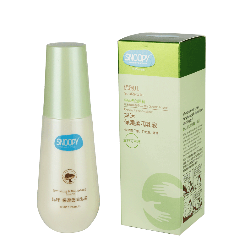 SNOOPY媽咪保濕柔潤乳液 盒+瓶